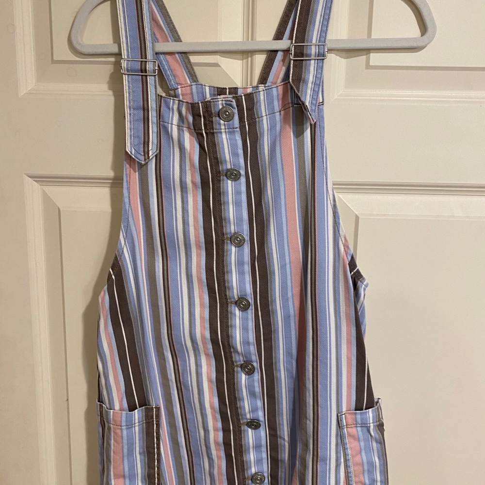 Urban Outfitters BDG Striped Overall Dress